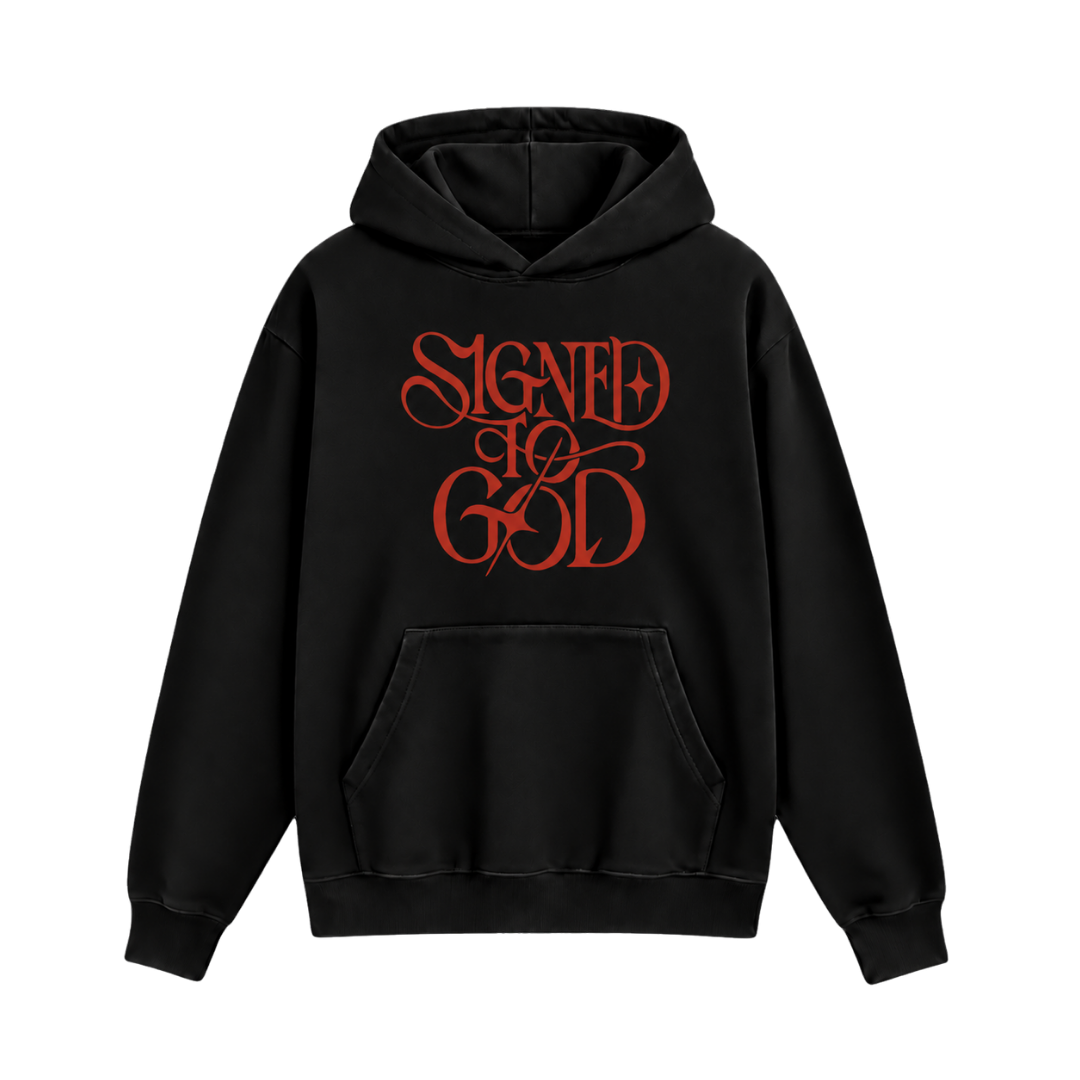 SMW SIGNED TO GOD WORLD HOODIE