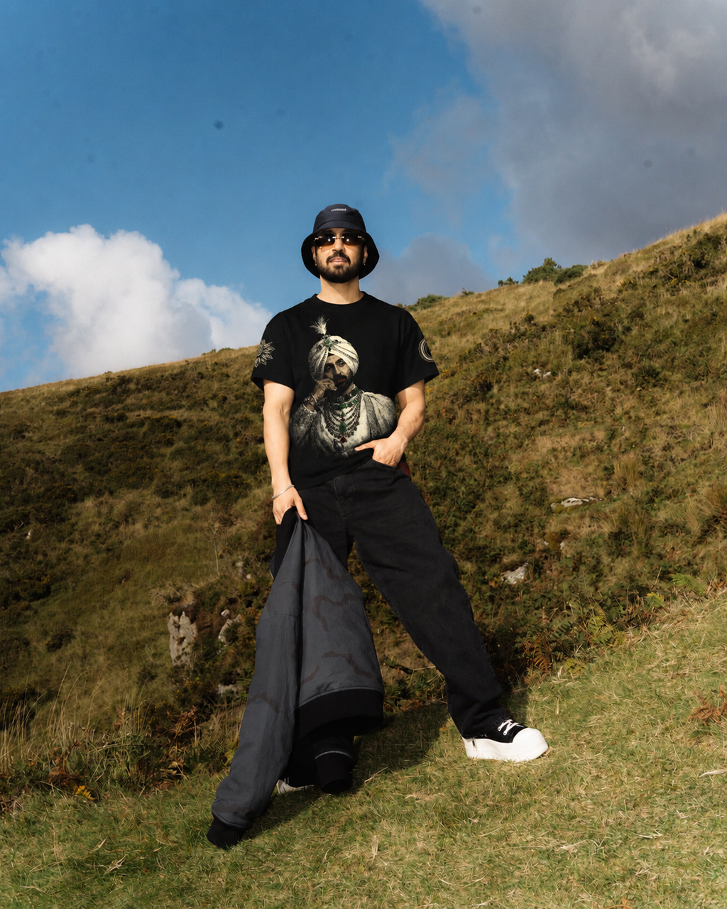 MET GALA DILJIT RIBBED TSHIRT