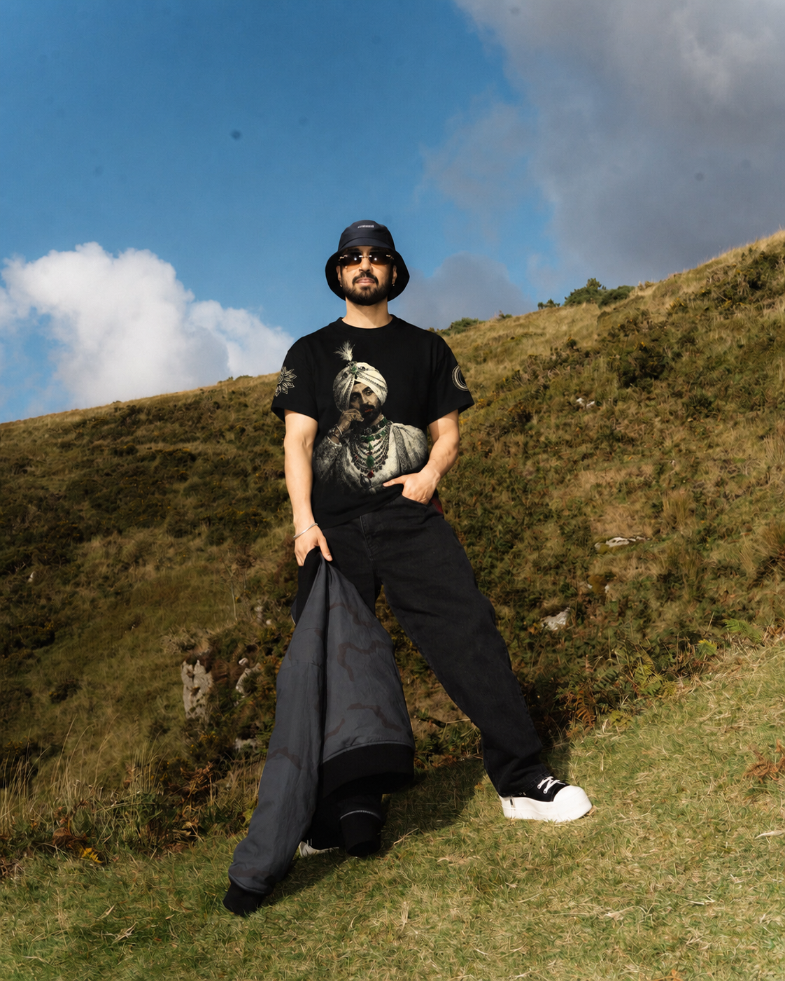 MET GALA DILJIT RIBBED TSHIRT