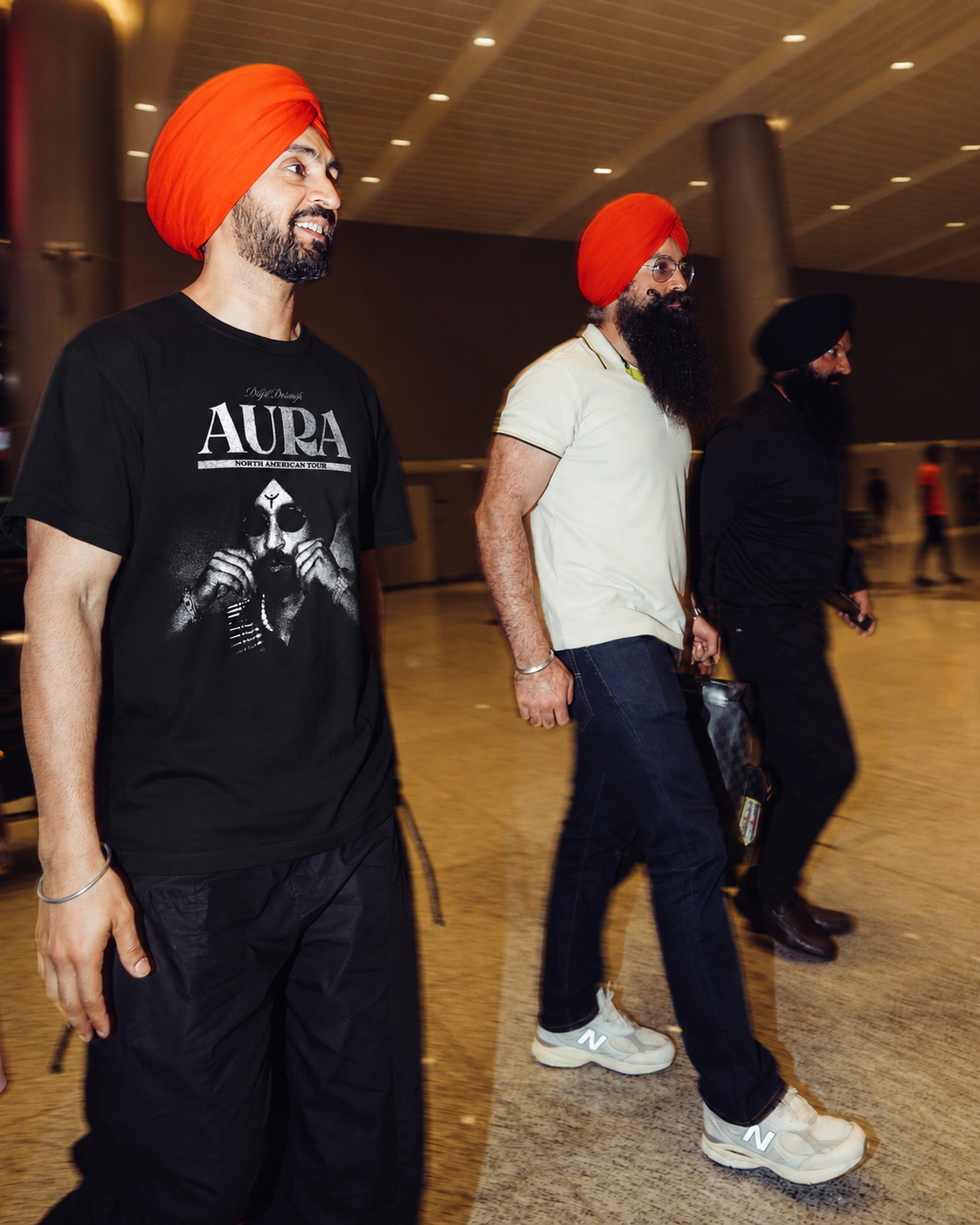 AURA DILJIT RIBBED TSHIRT