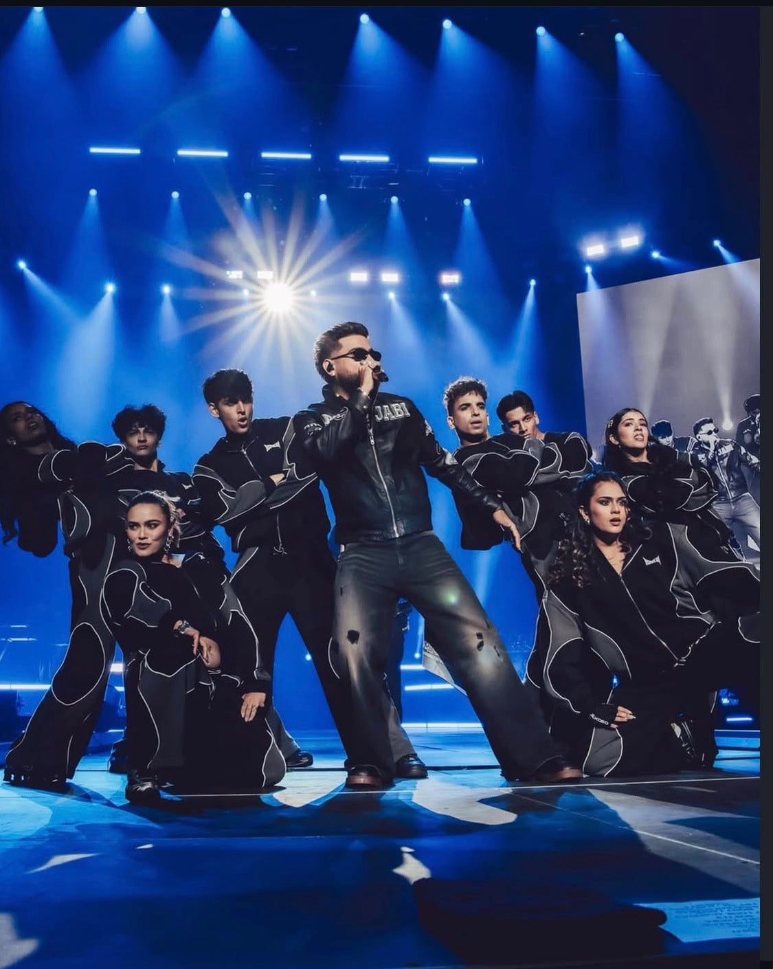 KARAN AUJLA WORLD TAKEOVER LEATHER JACKET