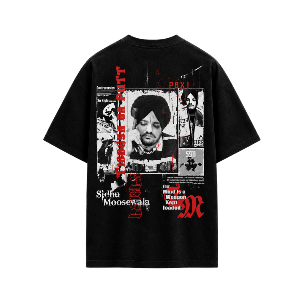 SIDHU MOOSEWALA PBX1 TSHIRT