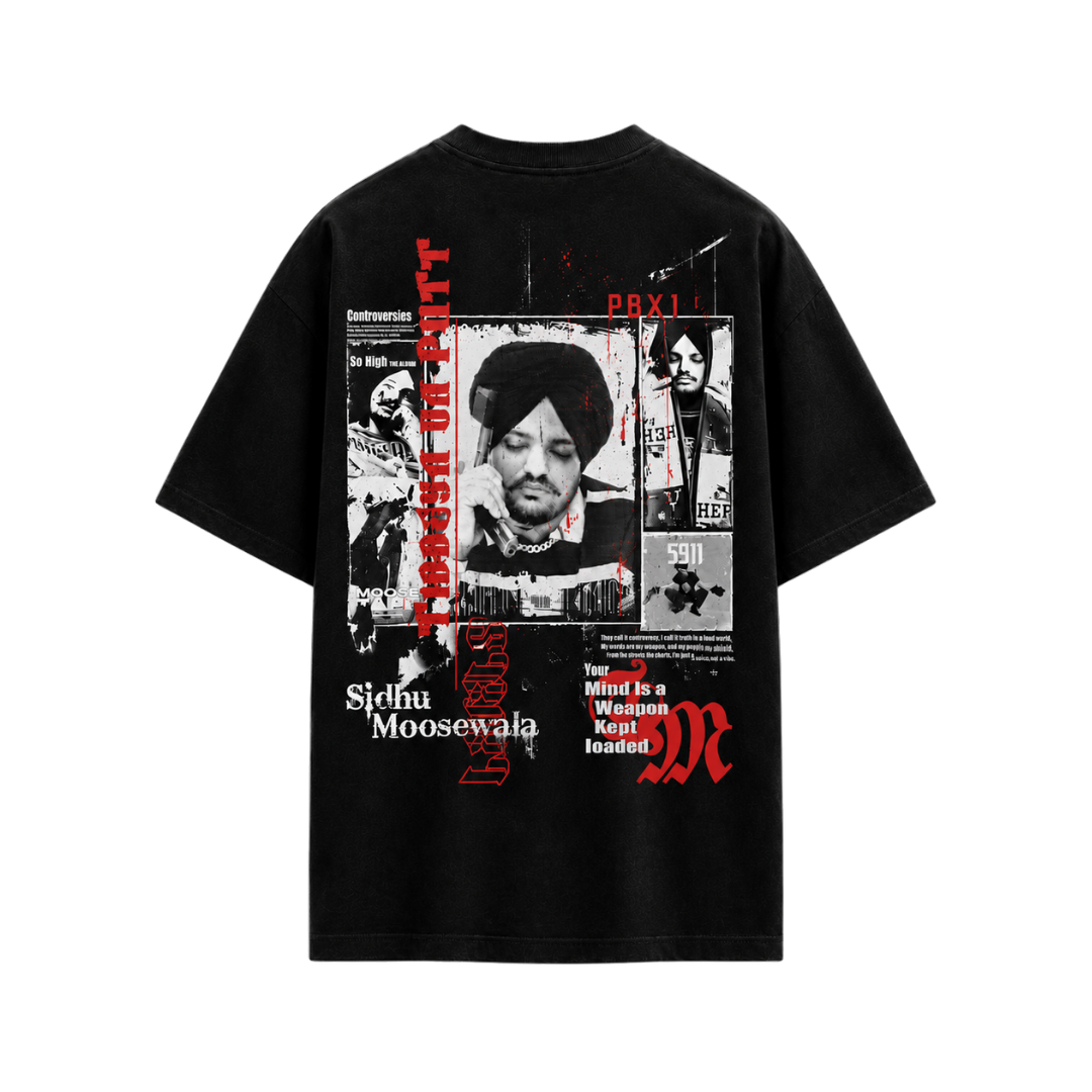 SIDHU MOOSEWALA PBX1 TSHIRT